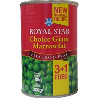 Picture of ROYAL STAR PEAS 300GR 3+1 X1 T